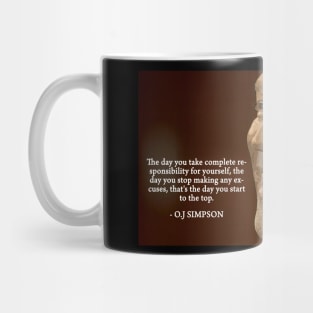 oj simpson quote Mug